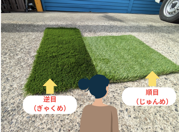芝目には「順目」と「逆目」がある