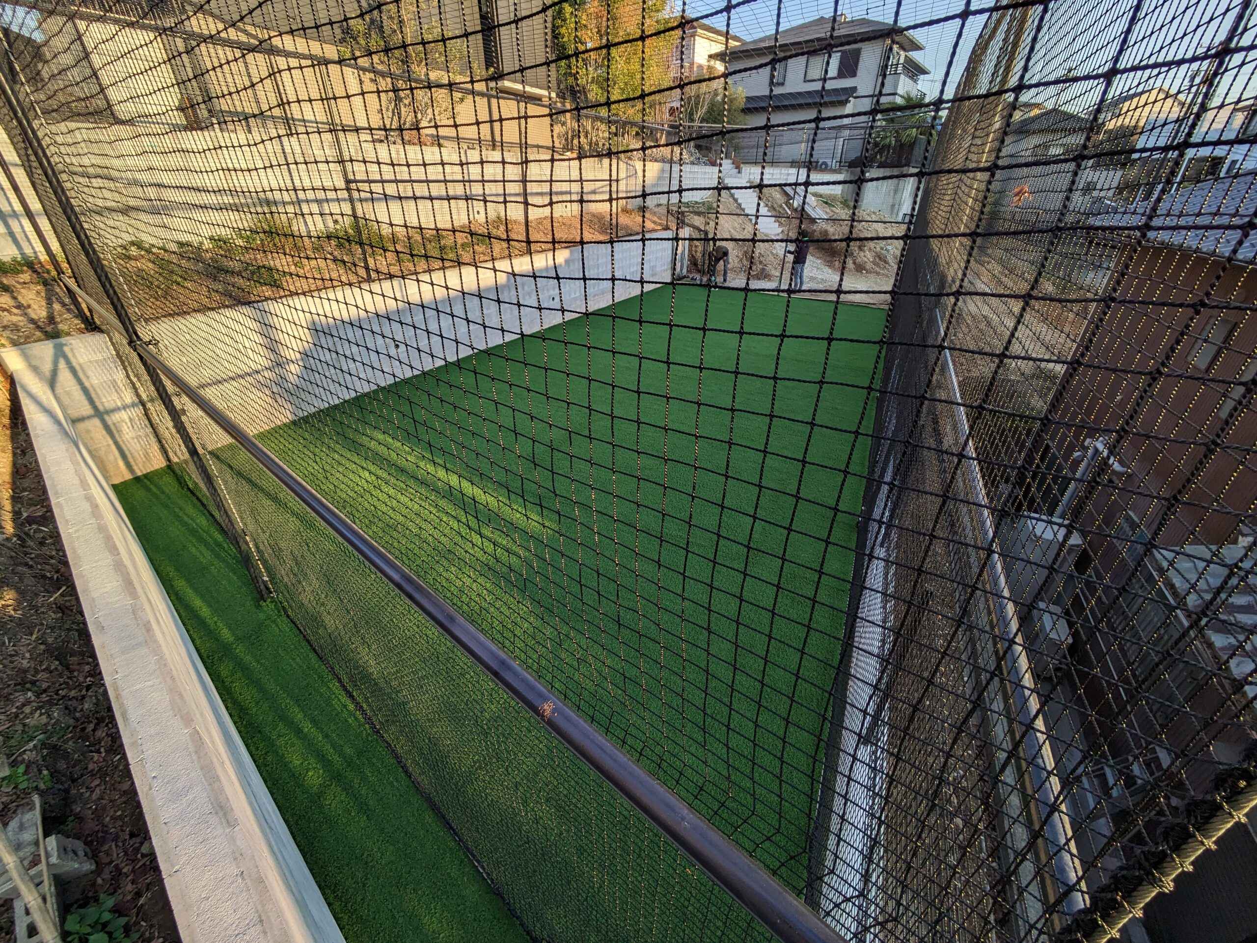 芝助のサッカー練習場施工事例2